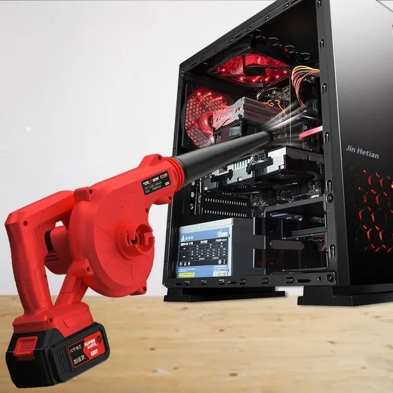 Tebak 2in 1vacuum Blow Brushless Copper Cordless Compressed Turbine Jet Fan Blower ABS Material Enhanced Airflow Vacuum Cleaner