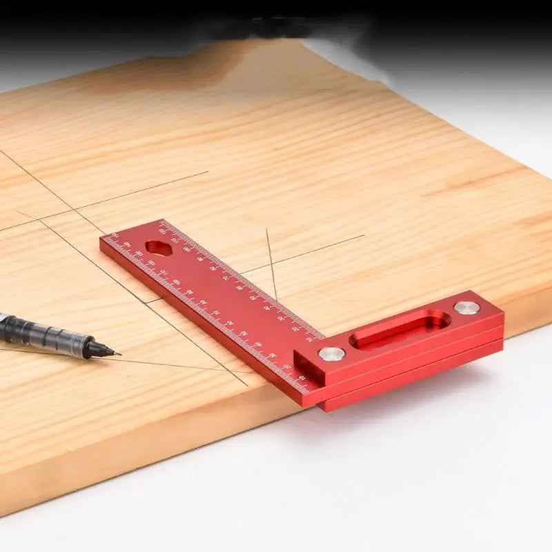 TEBAK W-79 90 Degree Woodworking Measuring Tool L Shape Carpenter Square Right Angle Ruler