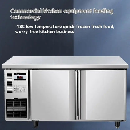 TEBAK Kitchen Fridge Refrigeration Equipment Workbench Refrigerator Freezer Under Counter Refrigerator Undercounter Freezer