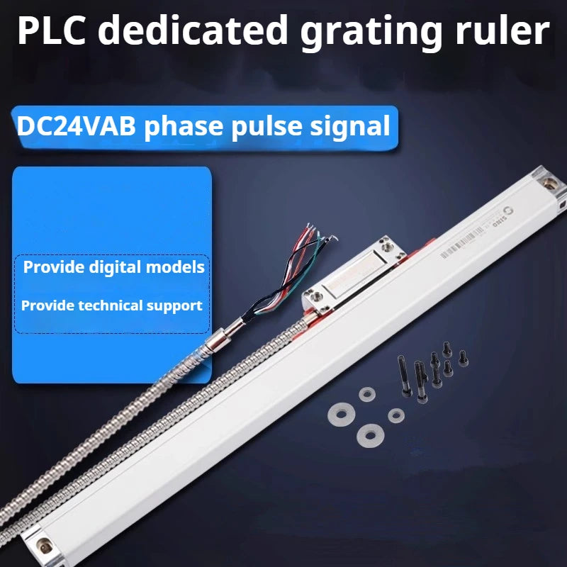 PLC-specific 24V Grating RulerHigh-precision Optical Grating Ruler CNC Machine Electronic Scale Digital