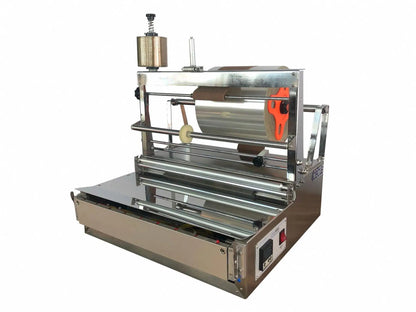 TK04 Portable Soap Perfume Packaging 3D Box Overwrapping Manual Control Cellophane Film Wrapping Machine