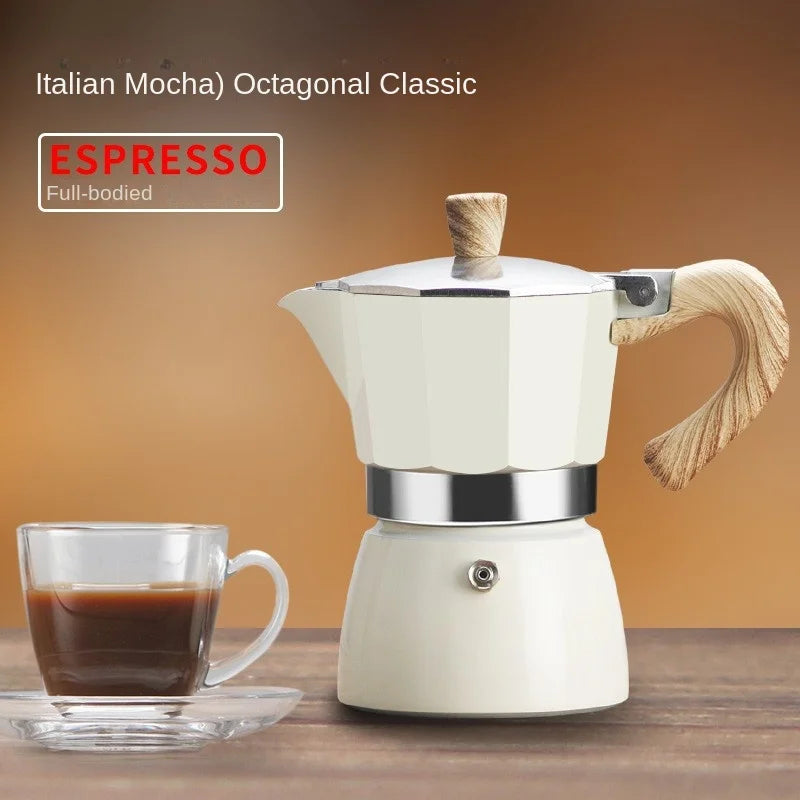 Newest Type Italian Coffee Maker Espresso 3cup 6 Cup Aluminum Coffee Maker Moka Pot