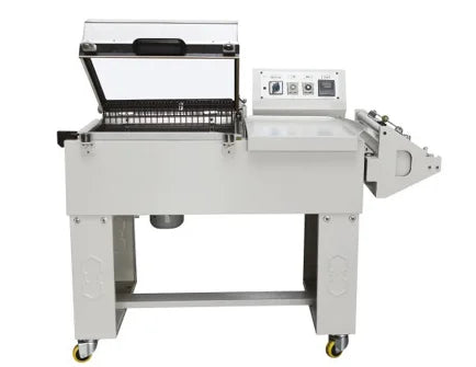 TEBAK POF Film Carton Book Bottle Semi Automatic 2 in 1 L Bar Sealing Heat Shrink Packing Wrapping Machines