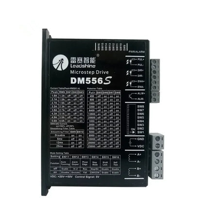 TEBAK CNC Spare Tools 2Phase Stepper Motor Driver DM556S Power Supply Voltage 20-50VDC Current 4.2A 5.6A Engraving Machine