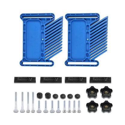 TEBAK W-50 2pcs Woodworking Plastic Miter Gauge Tools Feather Boards for Router Table Saw and Cutting