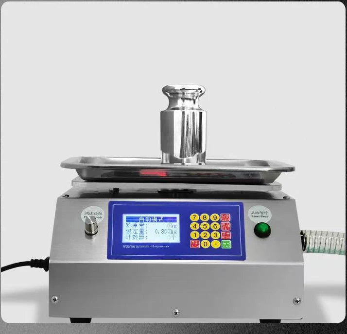 TEBAK CSY-L17 High-Quality Semi-Automatic Weighing Gear Pump Filling Machine for Paste Honey, Shampoo, Cosmetic Cream