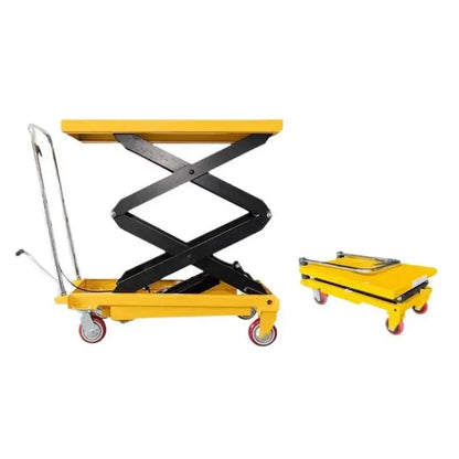 Hydraulic Lifting Platform 500kg 1100lbs 0.5ton Manual Hydraulic Single Scissor Lift Table