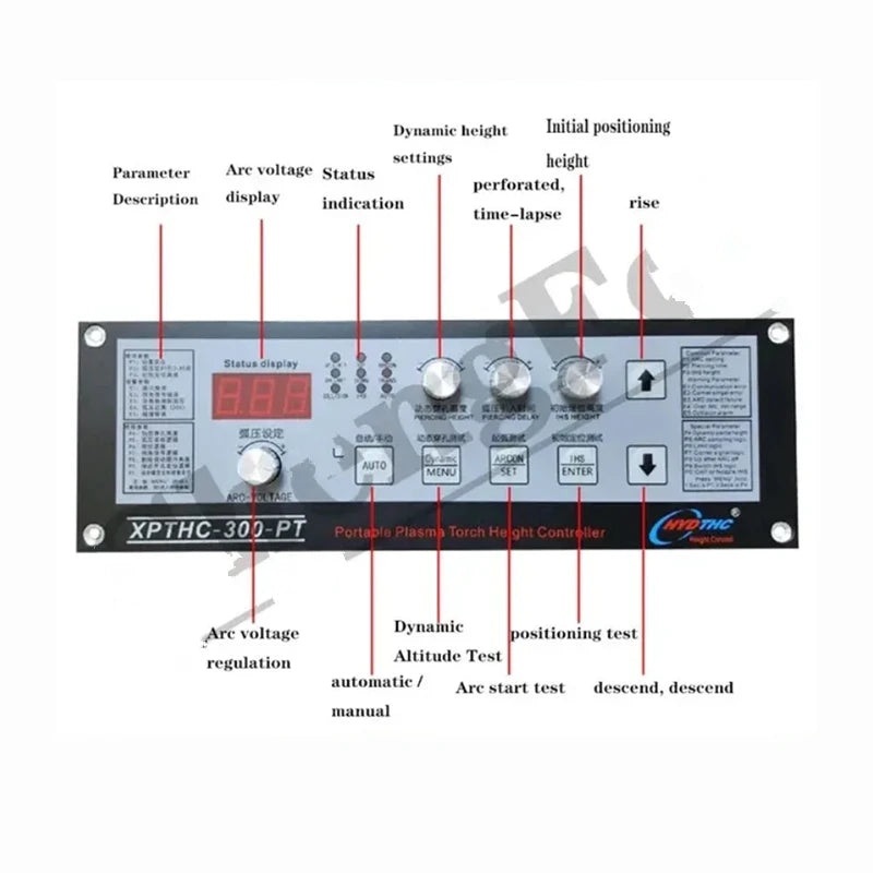 TEBAK Cnc Flame Plasma HYD Xpthc-300-Pt Arc Voltage Height Controller Cutting Gun Height Automatic Tracker Cyclmotion