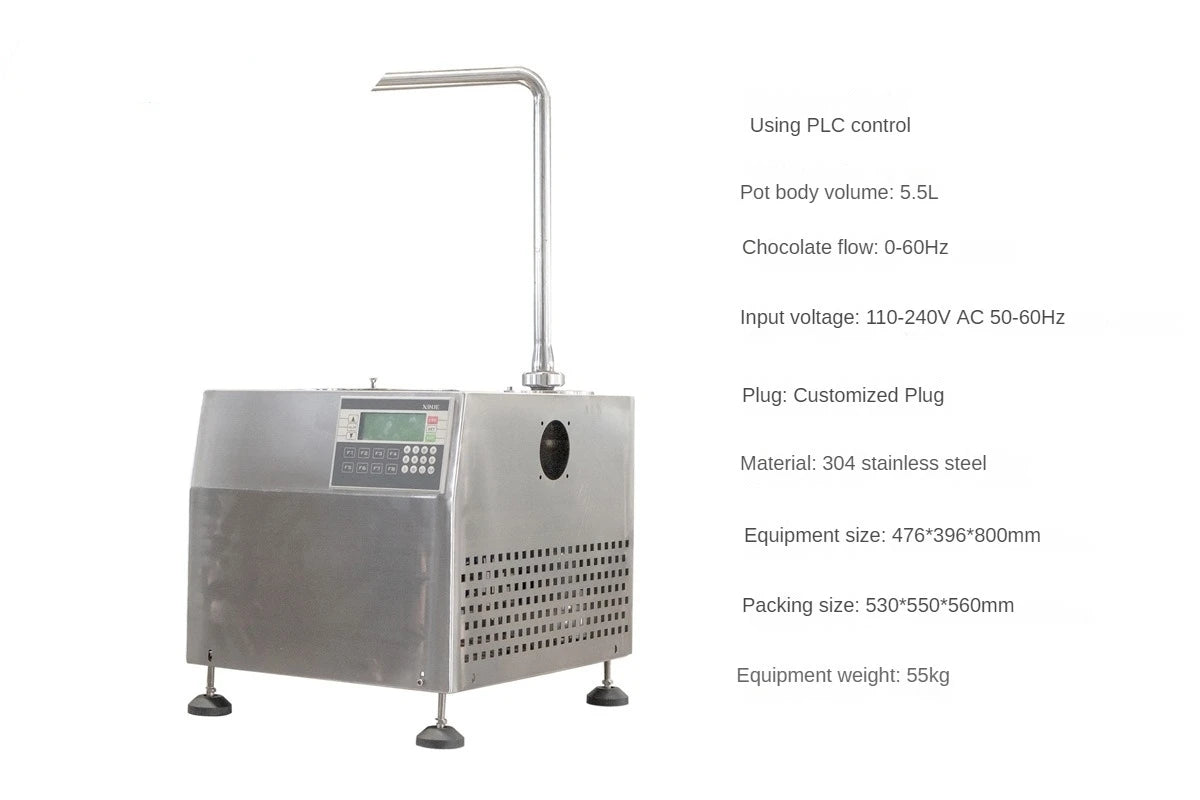 TEBAK Automatic Chocolate Dispenser Tempering Machine/chocolate Dispenser Tap /hot Chocolate Dispenser
