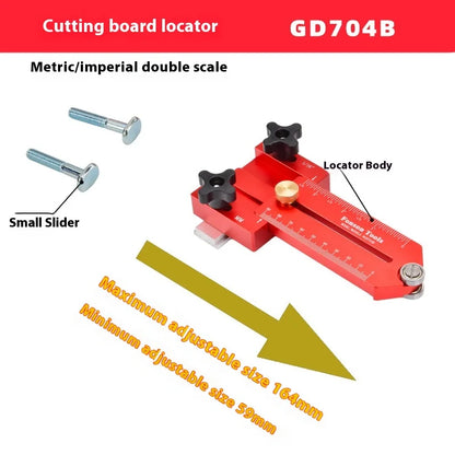 TEBAK W-52 Extended Thin Rip Jig Table Saw Jig Guide for Repeat Narrow Strip Cuts Works With Saw Router Table Band Saw