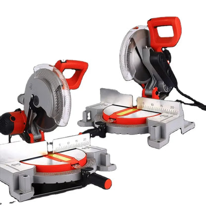 TEBAK 220V Electric DIY Handheld Aluminum Alloy Metal Wood Electric Power Tools Chop Cutting Machine 1800W Power Saws Miter Saw