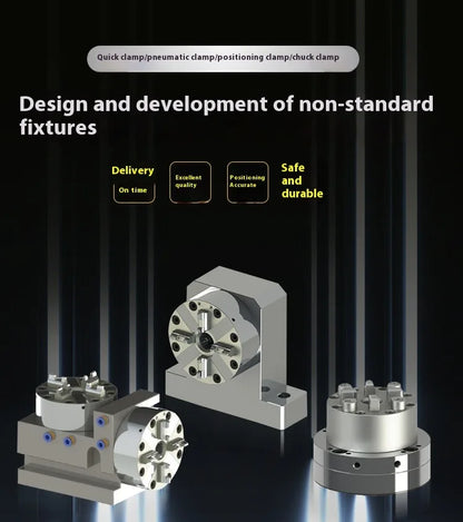 U-Shaped 20mm Slot Type Stainless Steel Holder 3r Tooling System Edm Electrode Holders Steel Oblong or square Slot Steel Chuck