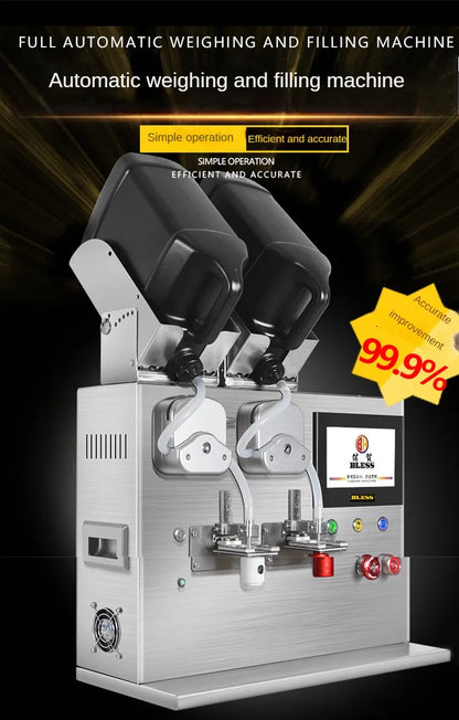 Liquid Bottle Filling Machine Nail Polish Glue Weighing Canning Eyelash UV Glue Liquid Automatic Quantitative Filling Machine