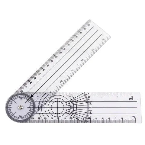 TEBAK 6 Inch Plastic Medical Ruler Goniometer Custom logo