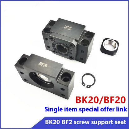 TEBAK D-02 FK10 FK12 FK15 FK20 FK25 FK30 BK15 BF15 25 35 FF0 Fixed Ends Support Unit Stocked Support Unit BF Ball Screw Kits