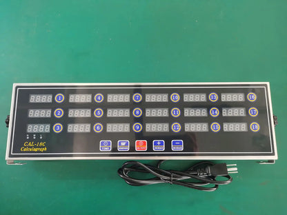 Restaurant Stainless Steel Burger Calculagraph Mechanical Timer Commercial Digital 8 Channels Kitchen Timer for Fried Food