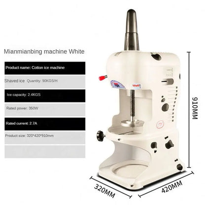 2024 New Crusher Commercial Shaver for Shave Dessert Shaved Ice Snow Cone Machine