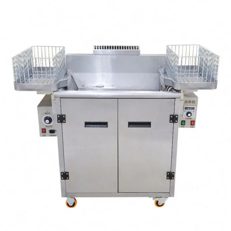 TEBAK French Fries Chicken Leg Fryer Automatic Fryer Machine Commercial Large Capacity Single Cylinder Fryer