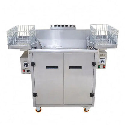 TEBAK French Fries Chicken Leg Fryer Automatic Fryer Machine Commercial Large Capacity Single Cylinder Fryer