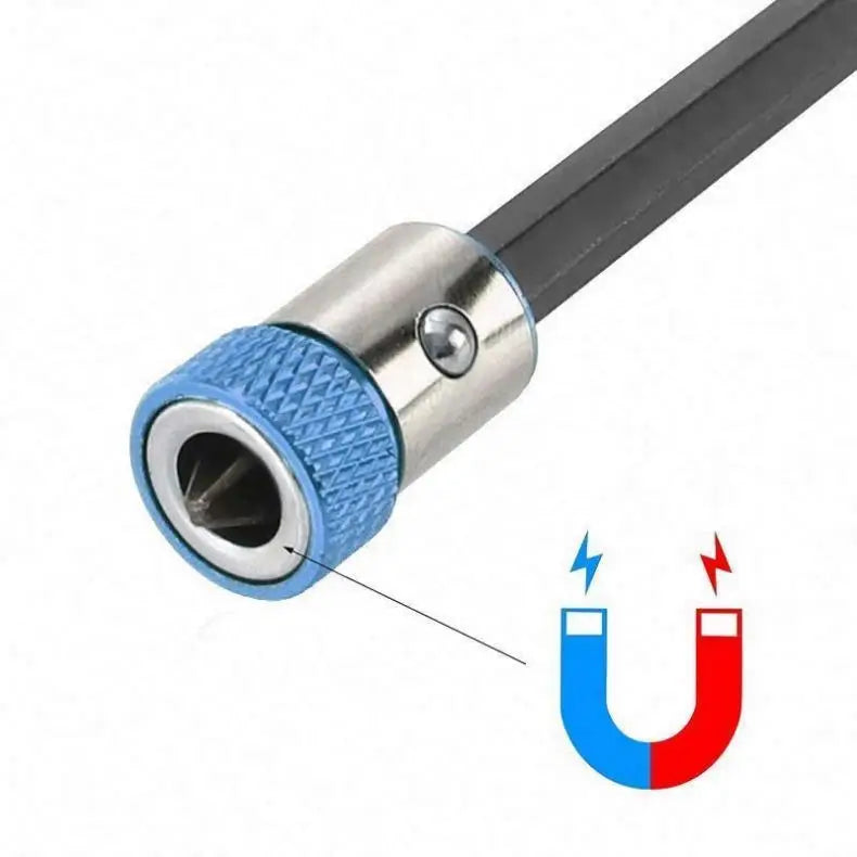 TEBAK Universal Magnetic Ring Alloy Magnetic Ring Screwdriver Bits Anti-corrosion Magnetizer Drill Bit Magnetic Ring