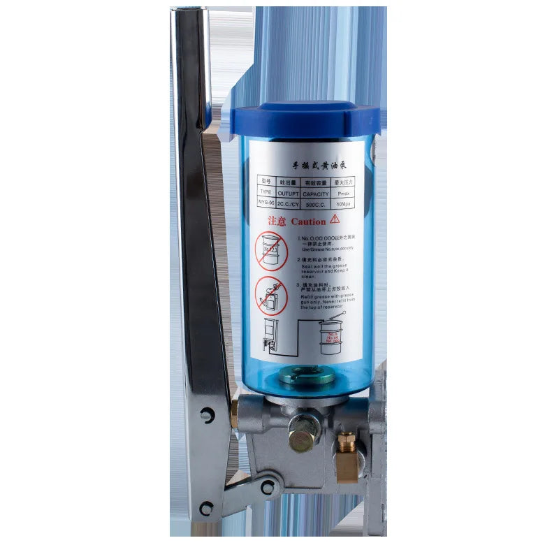 Manual hydraulic Pump LSG-05 LSG-08 Series Manual Lubricating Pump Hand Operated Grease Lubricator 6mm Outlet 500CC 800CC