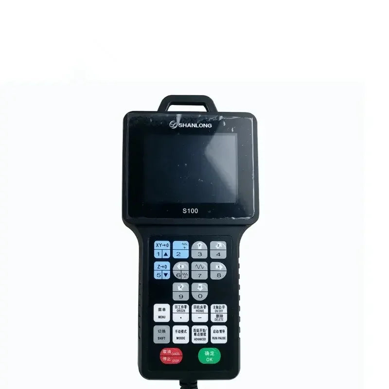 TEBAK CNC Handle Controller Motion Control System S100 3-axis  Support G Code 500KHZ for Engraving Milling Machine