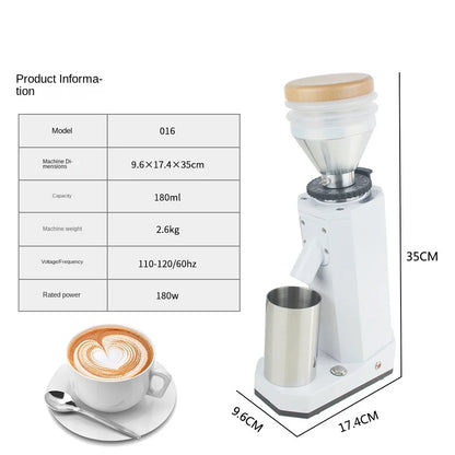 110V and 220V 40mm Titanium Conical Burr Coffee Grinder / Metal Coffee Grinder
