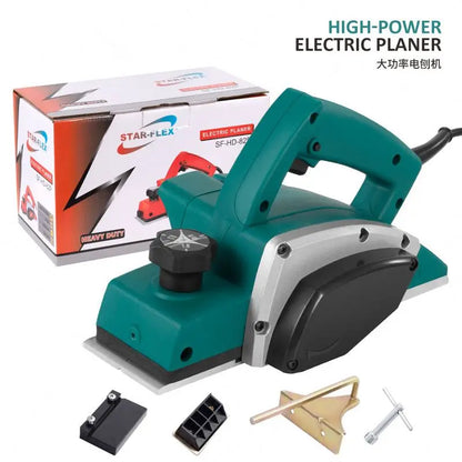 Tebak 110V/220V High Power Home Handheld Wood Edge Surface Trimmer Multifunctional Portable 220v Electric Wood Planer