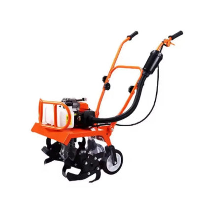 High Quality Small Hand Push Micro Tiller Cultivator Agricultural Gasoline Rotary Cultivator Farm Bulldozer