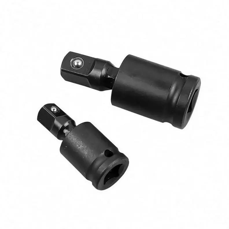 TEBAK 1/2 3/8 1/4 Inch Impact Socket Adapter 360 Degree Swivel Knuckle Cardan Joint Air Impact Wobble for Pneumatic Wrench
