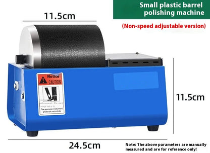 TEBAK Silicone Polishing Machine Gold and Silver Jewelry Rotary Rock Tumbler Barrel Polisher Grinding Cleaning Grinder Equipment