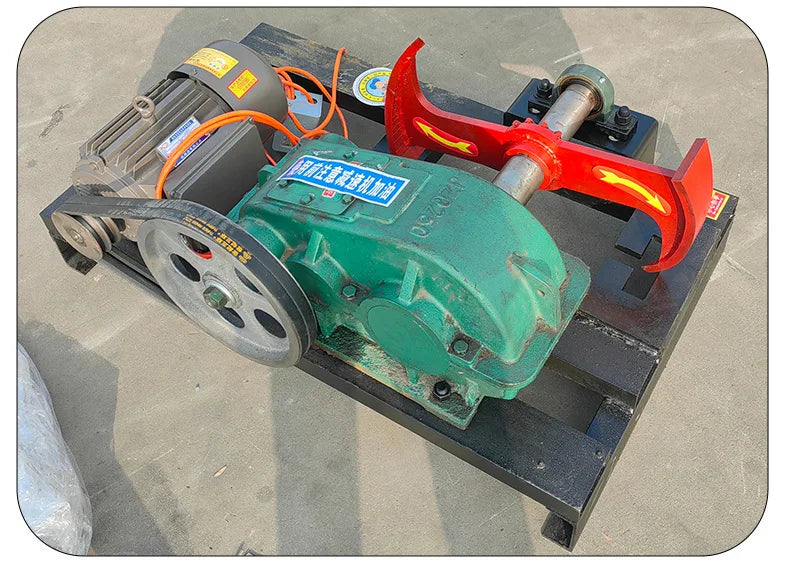 A TEBAK 4KW High-power Electric Wood Splitter, Wood and Tree Splitting Machine Equipment, Small and Convenient Wood Splitter