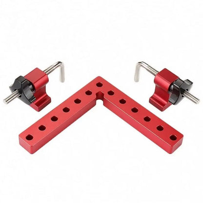 TEBAK 90 Degree Positioning Squares Woodworking Carpenter Corner Clamping Square Tool for Picture Frame Box Cabinets Drawers