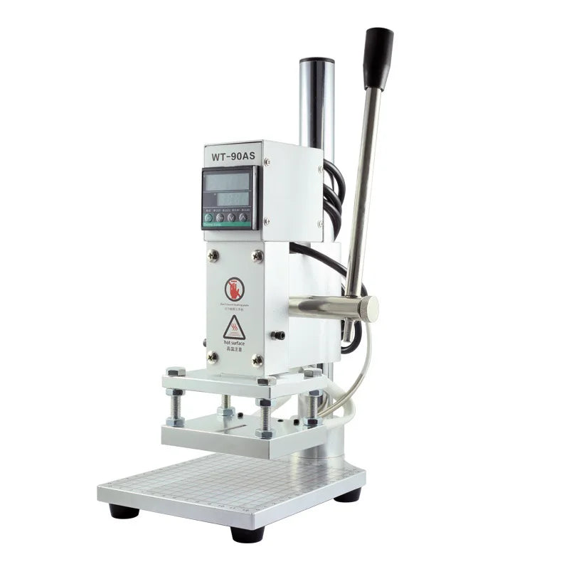 Mini Digital Hot Foil Stamping Machine 10*13cm Heating Plate Custom DIY Logo Letter Embossing Manual Hot Foil Stamping Machine