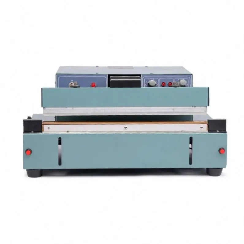 TEBAK Semi Auto Heat Pedal Aluminum Food Chemical Materials Plastic Bag Foot Impulse Cutter Sealer Sealing Machine