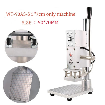 TEBAK WT-90AS Digital Hot Stamping Foil Cards Plastic Paper Leather Hot Heat Transfer Press Machines