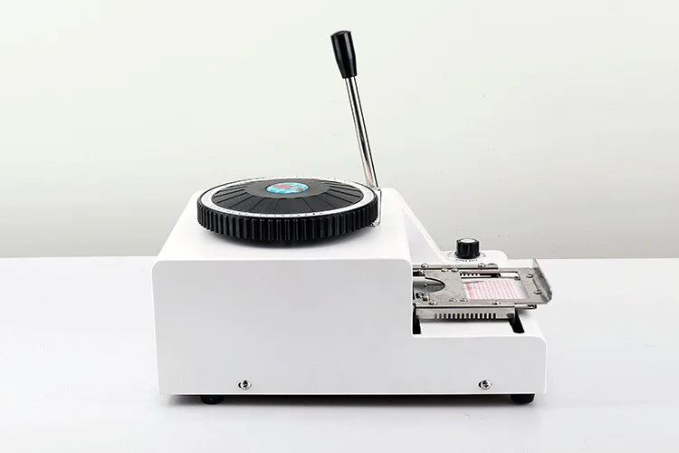 TEBAK Metal Dog Tag Manual Name Engraving Characters Small Manual Stainless Teel ID Tag Engraving Metal Embossing Machine