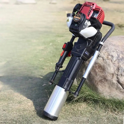 Factory Wholesale 80mm Post Driver DPD-80 Gasoline Hand Fence Post Pile Driver Screw Piling Petrol Tools