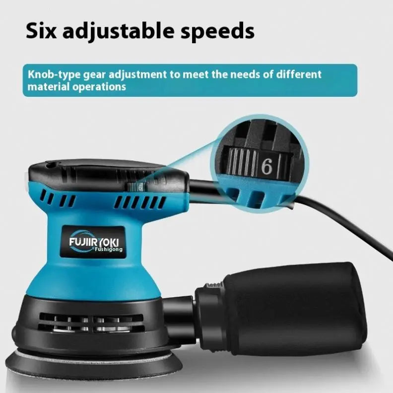 TEBAK Factory Model 6406 125mm 320W With Variable-speed 220V Electric Sanding Machine Orbital Sander Machine for Wood Working