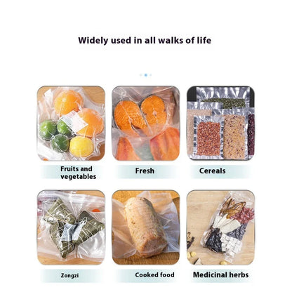 TEBAK VS-600SS Stand Type Automatic Stainless Steel External Nitrogen Gas Flushing Fish Sealing Packing Machine