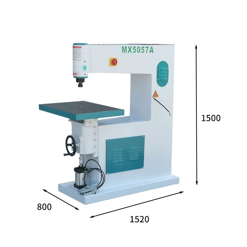 A TEBAK MX5057A Desktop Wood Router Vertical Pneumatic Wood Carving Universal Machines Milling Spindle Moulder Machine