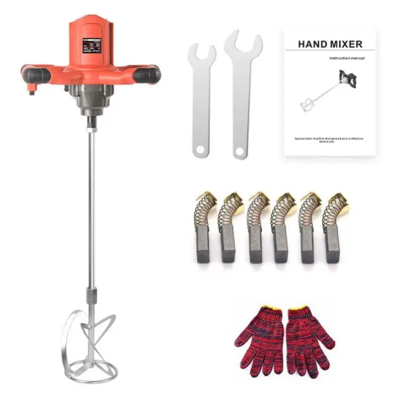 Paint Coating Cement Concrete 3200W Electric Mixer Industry Handheld Mixer Putty Powder Paint Cement Cement Concrete Mixer