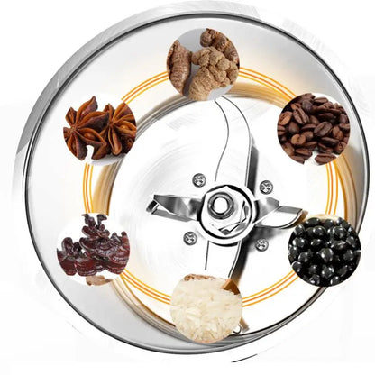Commercial Electric Spice Grinder Large Capacity Dry Spice Food Powder Grinding Machine Multifunctional New Used Motor Home Use