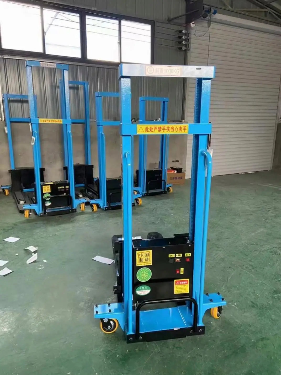 Unloading Truck Mounted Forklift Electric Stacker Hydraulic Handling Truck Small Mobile Elevator Manual Forklift