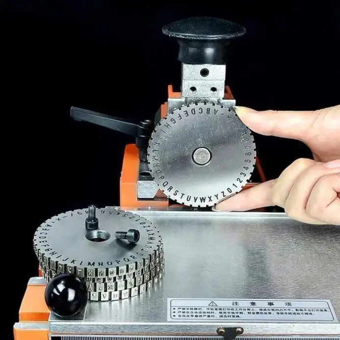 TEBAK High Quality Multi-function Metal Marking Machine Name Plate Printer and Manual Marking Machine Engraving Machine