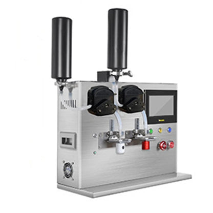 TEBAK Single Double Head Automatic Cosmetics Lip Gloss Perfume Essential Oil Liquid Nail UV Gel Nail Polish Filling Machine