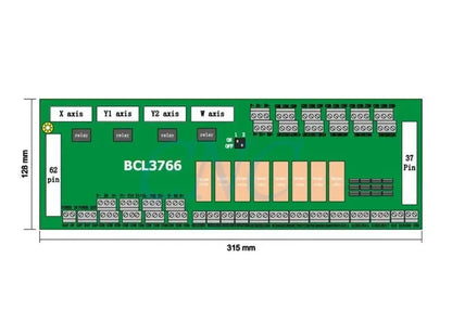 TEBAK CNC FSCUT2000 Fiber Laser Cutting Control System BCL3766 Original IO Adapter Board