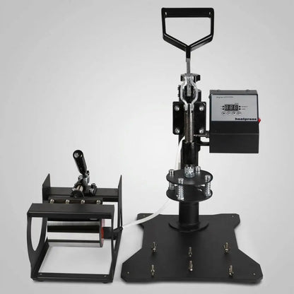 5 in 1 Digital Heat Press Transfer Machine and 34" Vinyl Cutting Plotter Machine With Artcut Software