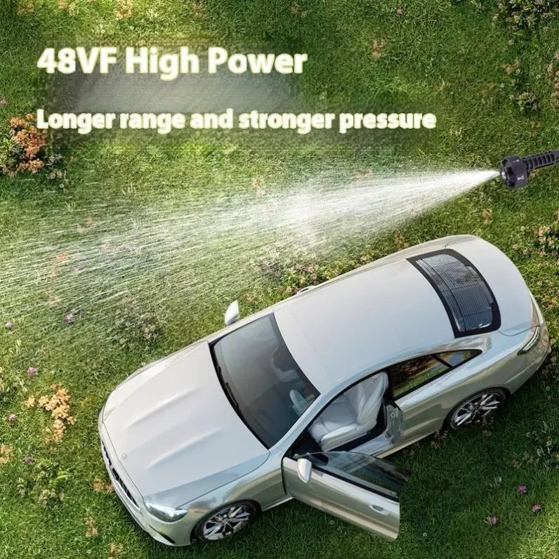 TEBAK Portable Car Washing Machine Lithium Wireless High Pressure Water Gun Garden Watering Flower Car Washing Machine