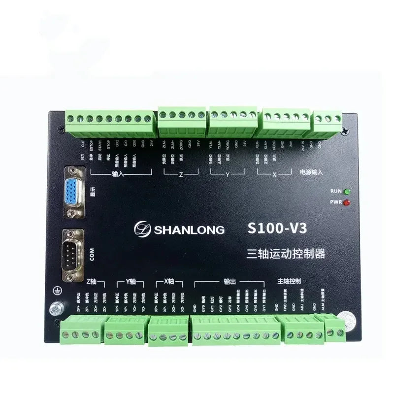 TEBAK CNC Handle Controller Motion Control System S100 3-axis  Support G Code 500KHZ for Engraving Milling Machine